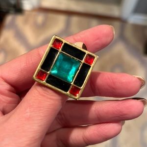 Kate spade Crystal ring sz 7